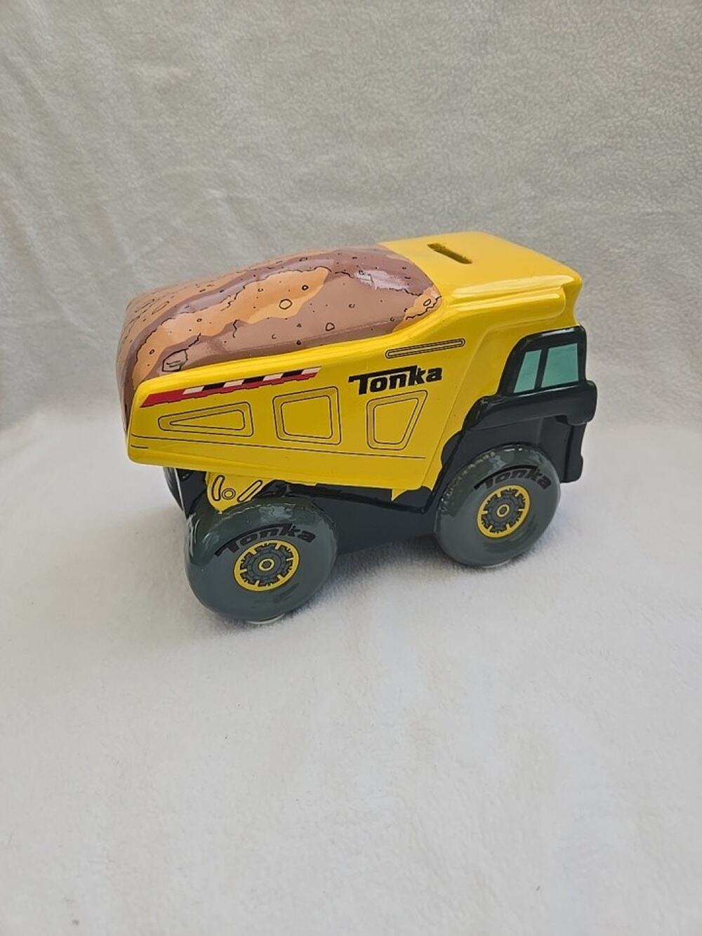 2014 Hasbro Tonka Truck Dump Truck Ceramic Piggy Bank